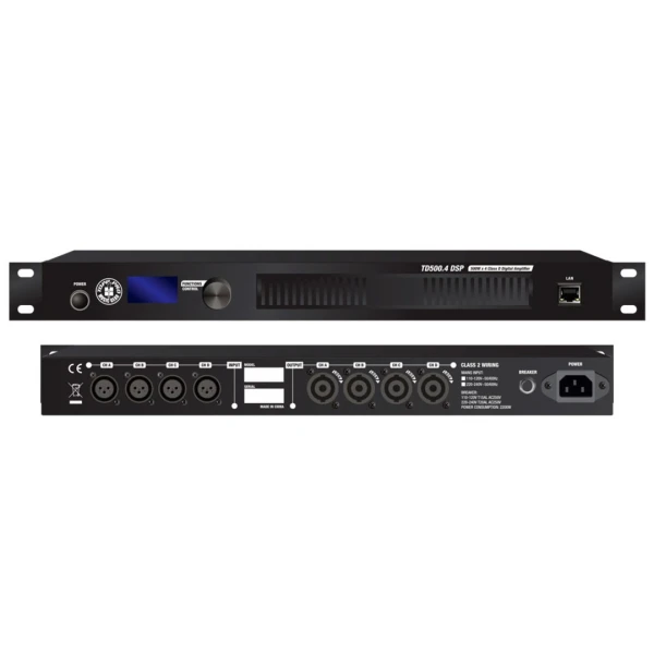AMPLIFICADOR TOPP TD500.4DSP V2